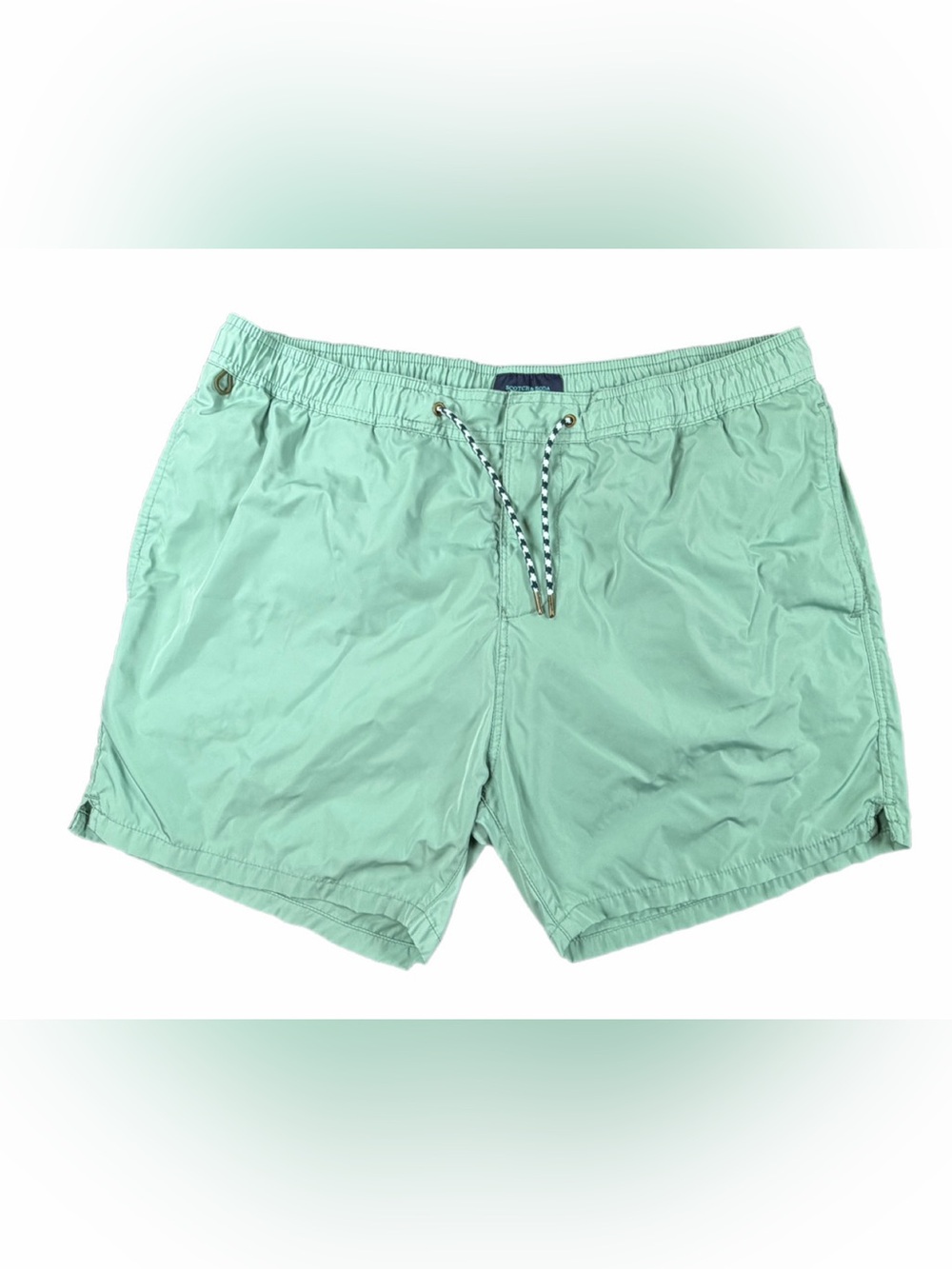 Scotch & Soda Mint Green Men's Swim Trunks
